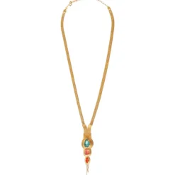 Mid-length Sun Necklace - Multicolored