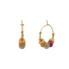 Mini Avola hoop earrings - multicoloured