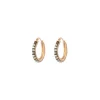 Ninon hoop earrings - white