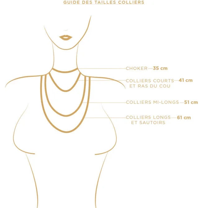 Ninon long necklace - mother-of-pearl