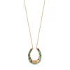 Ninon long necklace - turquoise