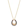 Ninon pendant necklace - blue
