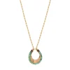 Ninon pendant necklace - turquoise