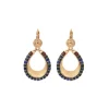 Ninon sleeper earrings - blue