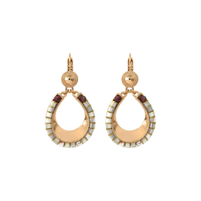 Ninon sleeper earrings - mother-of-pearl
