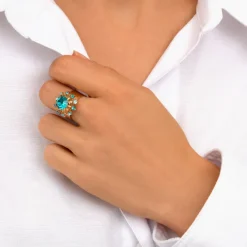 Noémie ring - turquoise