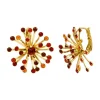 Noémie sleeper earrings - red