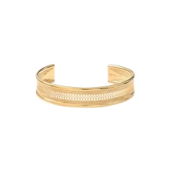 Noor adjustable bangle bracelet for women - gold