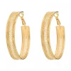 Noor chic hoop earrings - gold