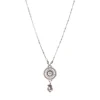 Noor delicate pendant necklace - silver