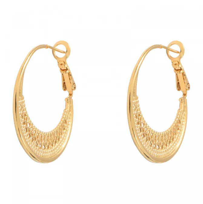 Noor hoop earrings - gold