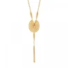 Noor long necklace - pink