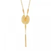 Noor long necklace - yellow