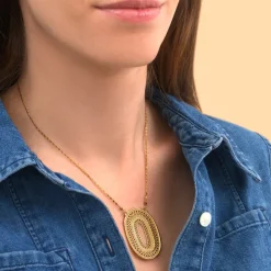 Noor pendant necklace - gold