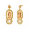 Noor pierced stud earrings - roses