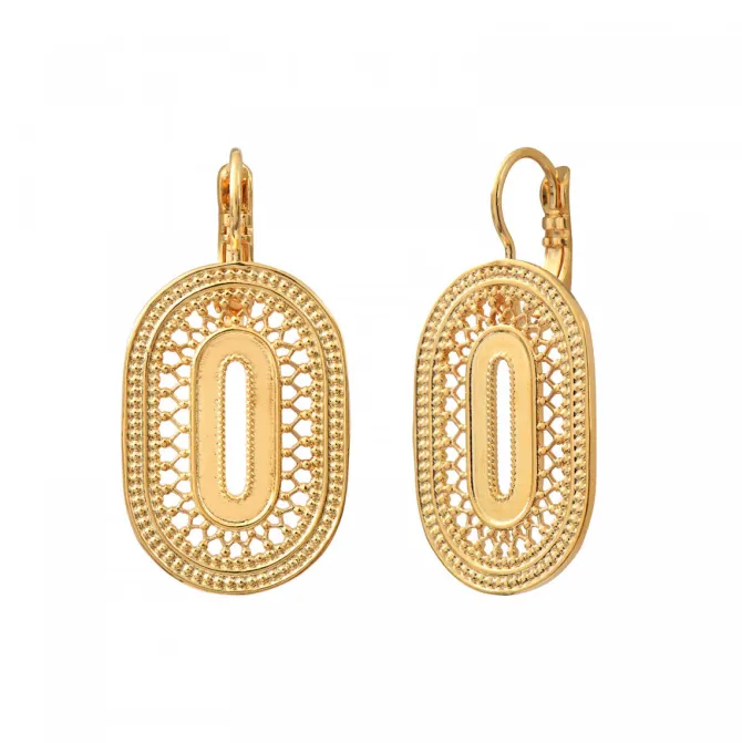 Noor sleeper earrings - gold