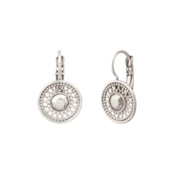 Noor sleeper earrings - silver