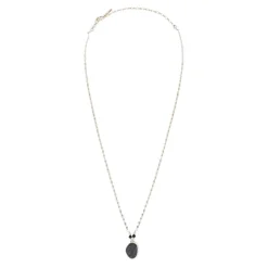 Noto Adjustable Pendant Necklace - Black