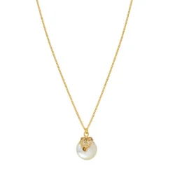 Positano Adjustable Pendant Necklace - White