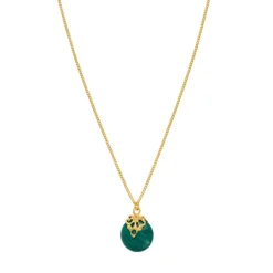 Positano Adjustable Pendant Necklace - Green