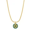 Positano pendant necklace - green