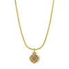 Positano pendant necklace - white
