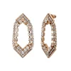 Precious pierced stud earrings - pearly white