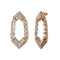 Precious pierced stud earrings - pearly white