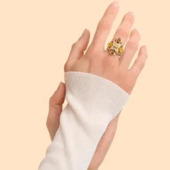 Prestige adjustable ring - gold