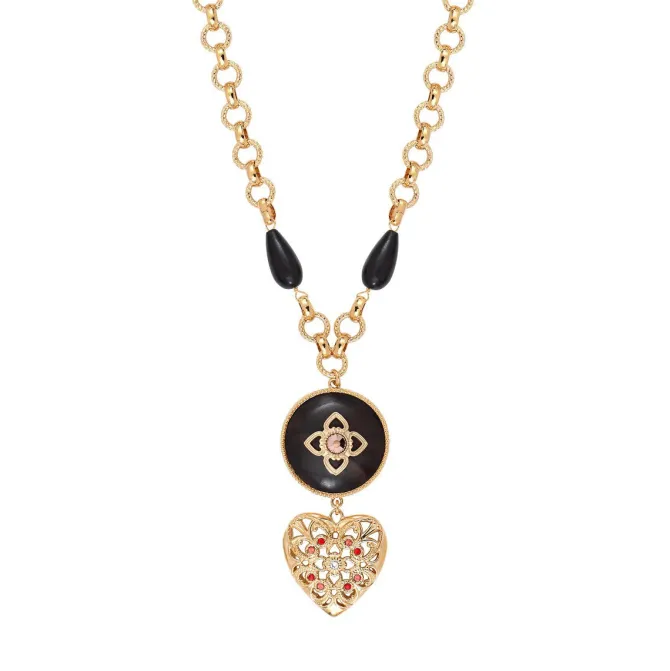 Prestige pendant necklace - red