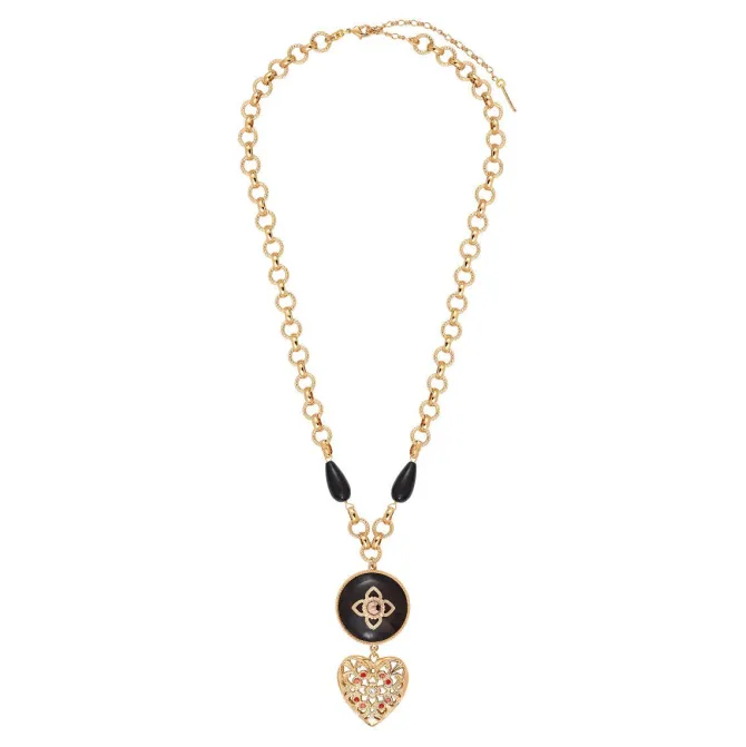 Prestige pendant necklace - red