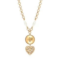 Prestige pendant necklace - gold
