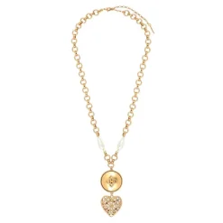 Prestige pendant necklace - gold