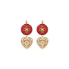 Sleeper earrings - roses