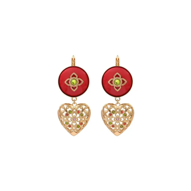 Sleeper earrings - roses