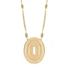 Sophisticated Noor pendant necklace - gold