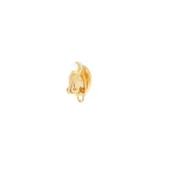 Sun clip-on earrings - green