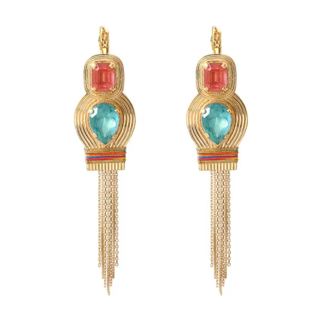 Sun sleeper earrings - multicolored