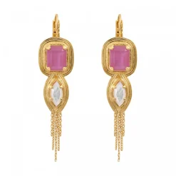 Sun sleeper earrings - roses