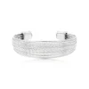 Tess bangle bracelet - silver