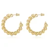 Tess hoop earrings - gold