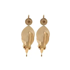 Toi&Moi sleeper earrings - gold