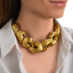 Zaza short necklace - gold