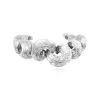 Zaza wide bangle bracelet - silver