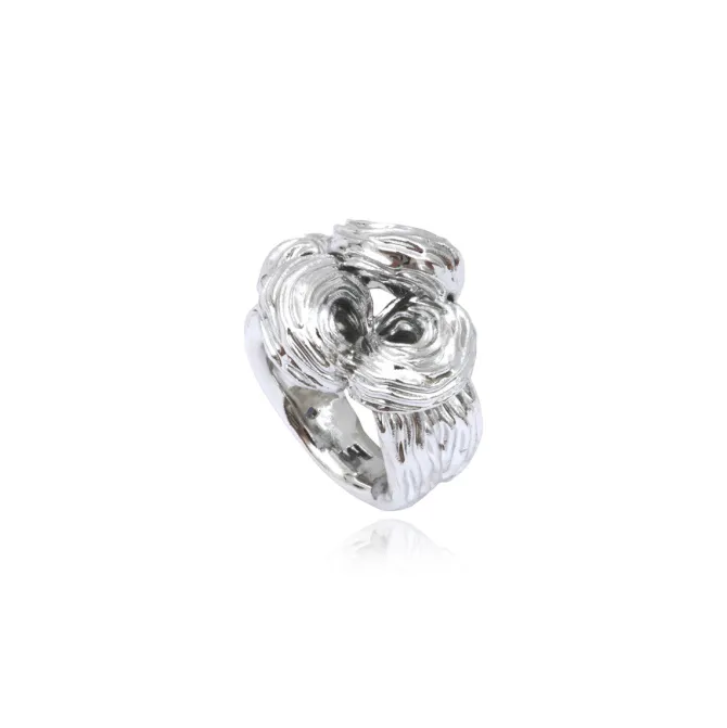 Zaza wide ring - silver